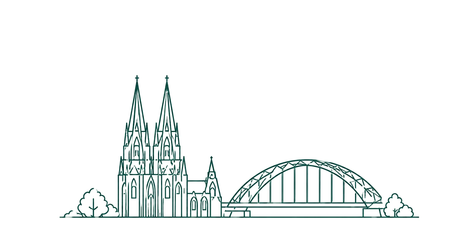 Skyline von Köln